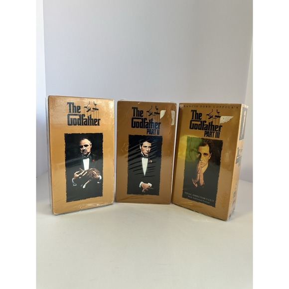 Other - The Godfather Trilogy VHS Set Parts I II III Paramount Factory Sealed New